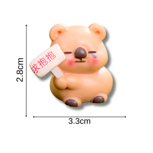 Ornamen Miniatur DAKENA Motif Multi Wombat