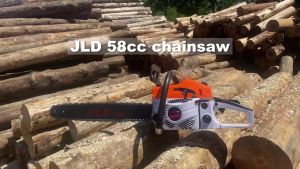 JLD Gergaji Mesin Chainsaw 54.6CC Mesin Potong Kayu Mesin Chainsaw 20inch Pohon Kayu Kualitas Terbaik Sinso Mini Potong 2Tak Mesin Chainsaw Gergaji Potong Pohon Kayu GERGAJI MESIN Pisau Gergaji jld