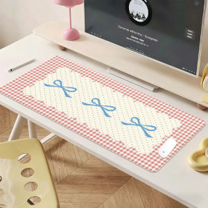 Allieuka Desk Mat PU Leather Double Sided Waterproof Non Slip Mouse Pad Desk Protector For Office Study