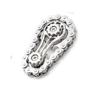 STYLE HAUL Fingertip Sprocket Sprockets Fingertip Gyro Spinning Top Metal Wheel Gear Chain Gyroscope Flywheel Fingertip Durable Bike Chain Gear Fidget Adult