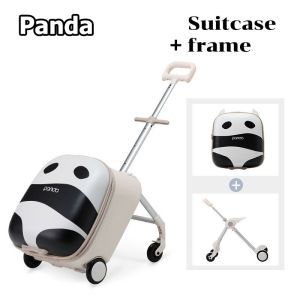 Ride On/Travel StrollerCabin Size Foldable Expand Luggage 20 Inch (2 Design Option)