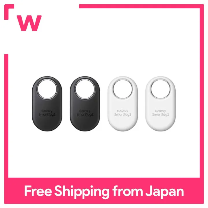 Galaxy Smart Tag2 4Pack Black 2+White 2 Loss Prevention Tags Genuine Samsung, Samsung Tech Products