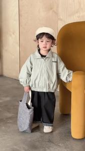Childrens clothing Korean style spring outfits baby spring outfits 2026 Korean-style childrens clothing childrens jacket boys jeans set