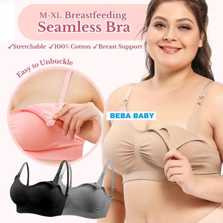 100% Cotton Maternity Bra for Breastfeeding Nursing Bra for Pregnant Women  Breast Feeding Underwear