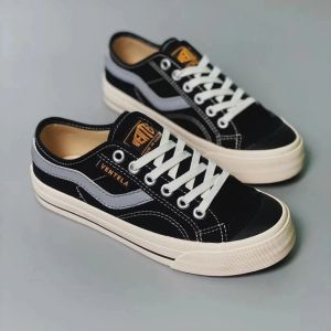 Sepatu Ventela New Public Low Black Natural - Sepatu Casual Shoes Sneakers Size 36-44
