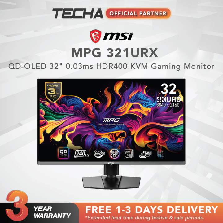 [SUPER EXPRESS] MSI MPG 321URX QD-OLED / 271QRX QD-OLED | 32" / 27" | 0 ...