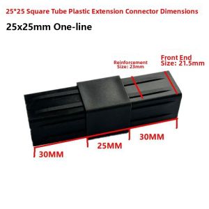 NEMOPH 1Pcs 20/25/30mm Phụ kiện ống vuông Hình dạng X-L-T 2/3/4/5-Đường Khớp nối ống nhựa Bền bỉ Lắp đặt dễ dàng Mã góc ống dành cho ống vuông 20/25/30mm
