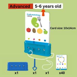 Logic Key Early Education Toys Kids Thinking Training Board Game Shape Numbers Puzzle Toddler toy Early Educational Gift for Kids