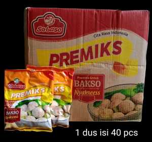 Tepung Adonan Bakso Sobaso (Nyakres Iga Bakar Malang City) 1 dus
