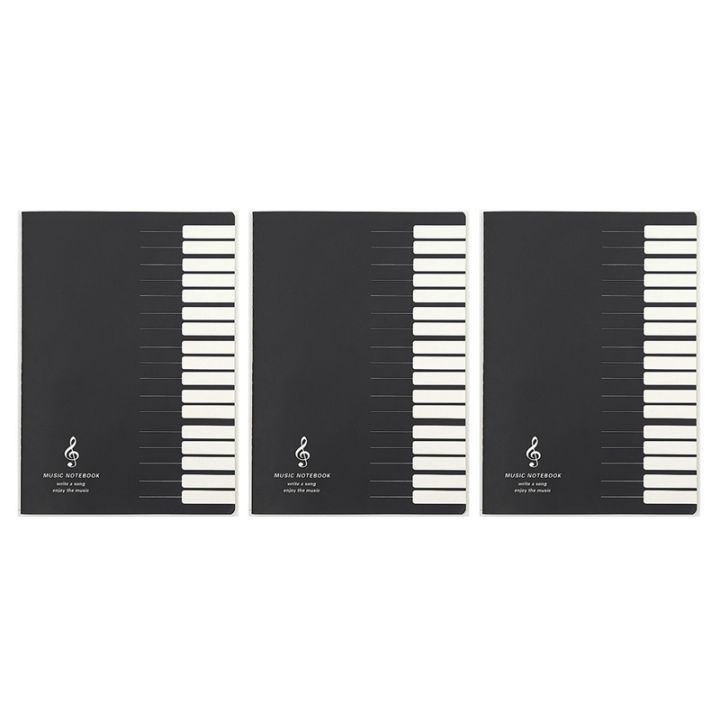 Music Note Lines Notebook 3X Five Lines Music Notes Notebook Music Tab Staff Stave Notebook ...