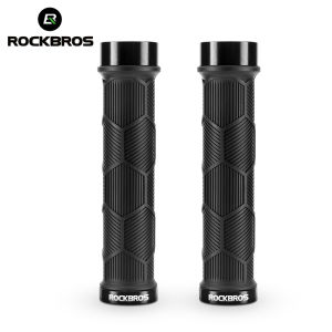 ROCKBROS phản quang Tay Lái Xe Đạp Grip chống sốc thoải mái tay lái xe đạp leo núi chống trượt Confortable Ergonomic Tay Phanh Xe Đạp Phụ Kiện Xe Đạp
