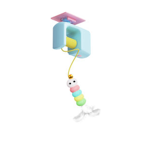 Cats Toys Pet Stress Relief Rechargeable Interactive Hanging Door Automatic Electric Flying Bird Cat Toy for Hunt Elastic Rope