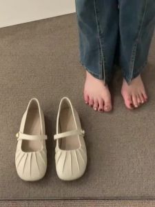 Giày nữ đơn giản đế phẳng Miệng nông mới㏇0728