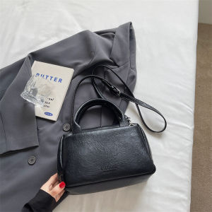 MOUSSON กระเป๋าถือโบว์ลิ่งมูลค่าสูงสำหรับผู้หญิงกระเป๋าสะพายไหล่แฟชั่นย้อนยุคแบบลำลอง