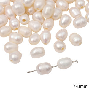 1pc Natural Freshwater Pearl Beads High Quality Irregular Shape Punch Loose Beads for  Women Jewelry Making DIY Necklace Bracelet