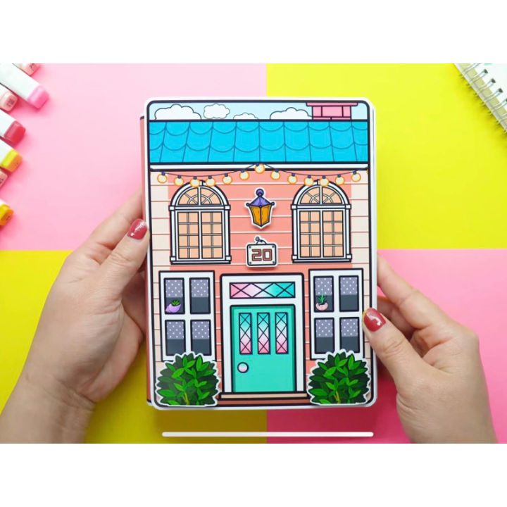 CandyHome Paper -Ngôi nhà búp bê giấy Aesthetic Mansion sách hoàn ...
