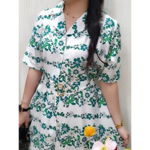 JESS Midi Dress Katun Poplin - Dress Wanita Free Belt - Dress Korea - Dress Kasual - Gaun Wanita - Dress Pesta - Dress Formal