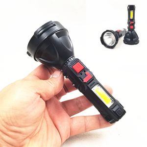 SENTER TANGAN CAS FLASHLIGHT CHARGE LED COB L830 TAHAN PERCIKAN AIR