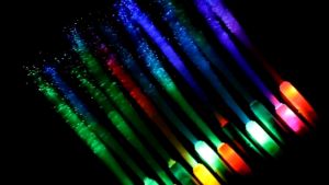 🎉 SG Local Stock 3 Modes Multicolor LED Glow Wands Fiber Optic Light Sticks for Concert Birthday Xmas Party