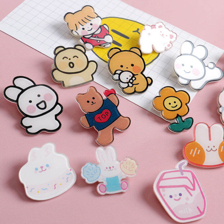 Cute Acrylic Cartoon BADGE / Brooch | Lazada PH