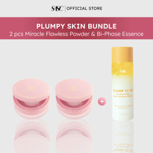 SASC Plumpy Skin Bundle - WhiteTen Miracle Flawless Powder 2 pcs & Essence
