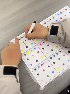 6 Pcs Multifunctional Preschool Concentration Cards Visual Tracking Training Cards For Visual Perception Skills