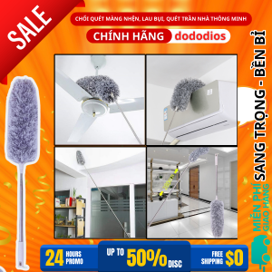 Chổi Quét Trần Nhà Dài Tới 28m Chổi Phất Trần Có Cán Điều Chỉnh Quét Mạng Nhện Lau Chùi Bụi Bẩn Trên Cao Dododios