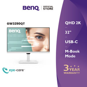 BenQ GW3290QT 32" 2K 2560x1440 IPS USB-C HDMI USB Built-In Mic Speakers Programming Work Monitor