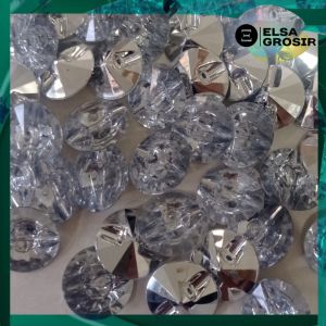 Kancing Sofa Kristal | Kancing Divan Kristal | Kancing Kursi Pengantin | kancing kristal diameter 22 mm | 100 & 200 pcs