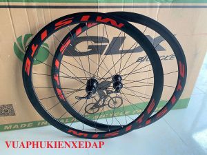 Bộ vành Xe đạp bánh 700c cao 37cm đan sẵn Moay ơ Novatec Cối nổ chạy bạc đạn cao cấp