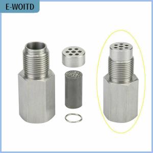 【E-WOITD】 M18x1.5 O2 Oxygen Sensor Spacer CEL Eliminator Check Engine Light Mini Catalyst Simulator 304 Stainless Steel Adapter