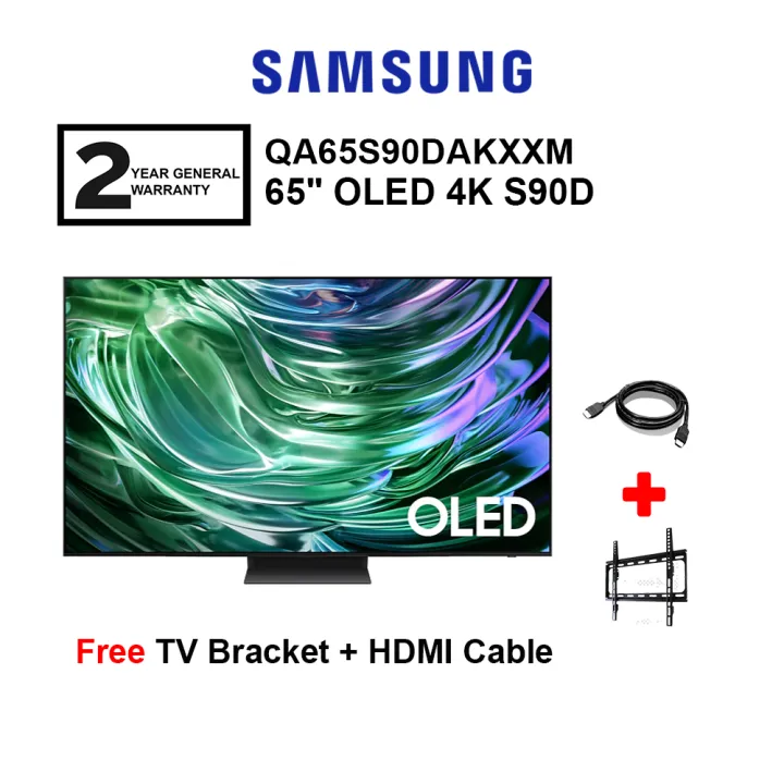 Samsung TV 65" OLED 4K S90D QA65S90DAKXXM Dolby Atmos / 55'' S85H QA55S85HAEXXM / 65'' QA65S85HAEXXM AI Smart TV Television (FREE HDMI CABLE AND TV BRACKET)