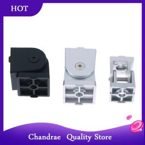 [Chandrae] For 20 30 40 Series Aluminum Profiles 2020 3030 4040 Zinc Alloy Hinge Industrial Aluminum Adjustment Angle Connector