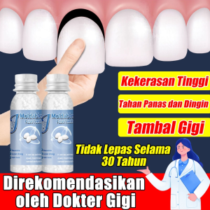 【Ready】TER MURAH !! BUTIR TEMPTOOTH GIGI PALSU SEMENTARA PENAMBAL GIGI PATAH RENGGANG / TEMTOOTH / BAHAN TAMBAL GIGI BOLONG BERLUBANG / TEMPORARY TOOTH INSTAN PRAKTIS / TEMPTOOTH GINGSUL PATAH LEM ORIGINAL 30ml
