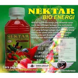 NEKTAR BIO ENERGI STRAWBERRY 250 ml pleci colibry/suplemen burung/vitamin burung/penggacor burung