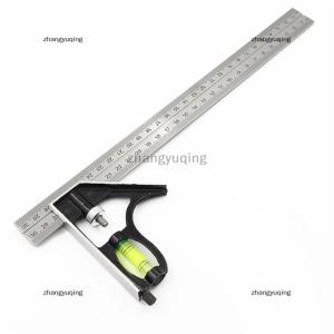 [COD] zhangyuqing 12 Combination Square Stainless Steel Spirit Level Aluminium Measuring Tools