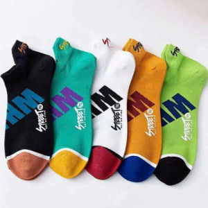(Đủ Mẫu} Set 5 Đôi Tất Vớ Nam Nữ Cổ Cao Chất Liệu Cotton Hoạ Tiết Hoa Cỏ Siêu Dễ Thương