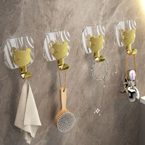 1/2pcs Acrylic Strong Wall Hook Self Adhesive Hooks Sticky Hook Door Wall Hangers Stickiness Hook