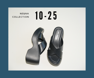 รองเท้าเเฟชั่นผู้หญิงเเบบคัชชูเเฟชั่นเปิดหน้าเท้าส้นสูง No. 10-25 NE&NA Collection Shoes