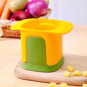 Heavy Duty Hand Press Chopper Multifunctional Manual Fruit Vegetable Potato Slicer Household Kitchen Food Cutter