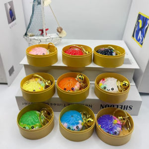 30Pcs Keychains Blind Bag Toy Surprise Bag Cartoon Mini Pendant Blind Box Accessories Birthday Gifts
