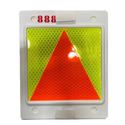 UnihomSG P Plate Probation Plate For Cars With Velcro 2 Pieces Luminous (Front & Back) Car Plate
