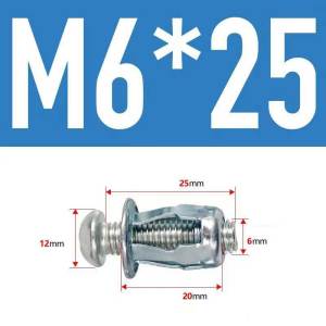 Jack Nuts Bahan Metal M5 M6 10pcs/Petal Bolt/Jack Nuts Sekrup