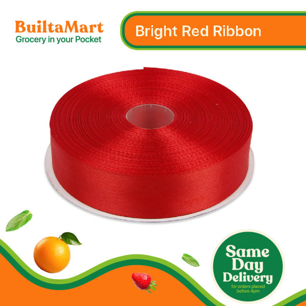 Bright Red Ribbon Roll 1
