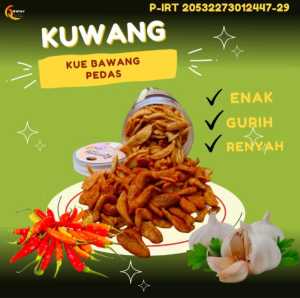 KUE BAWANG-KUWANG PEDAS 500 GRAM