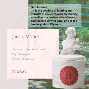 Romantic Times Scented Candle 30Hr Burn Art Statue Aromatherapy Candle Coconut Wax Smokeless Candle 380g Lilin Wangi Hadiah Gift Set香薰蜡烛 Christmas Gifts Christmas Decoration Christmas Lights Lights Decoration Home Decor 圣诞礼物