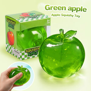 Maltose Apple Squishy Jelly Slow Rebound Toy Slow Rebound Fidget Squeeze Toys for Kid Adult and ADHD