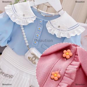 [COD] Beaution 10Pcs 18 15mm Childrens Coat Colorful Flowers Shank Buttons For Kids Clothes Cute Shirt Sweaters Dress Decor Sewing Accessories