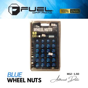 FUEL OFF ROAD WHEEL NUTS BLUE