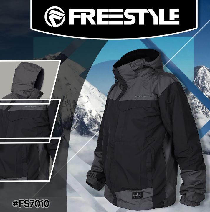 JAKET PRIA TEBAL OUTDOOR WATERPROOF WINDPROOF PARASUT FREESTYLE